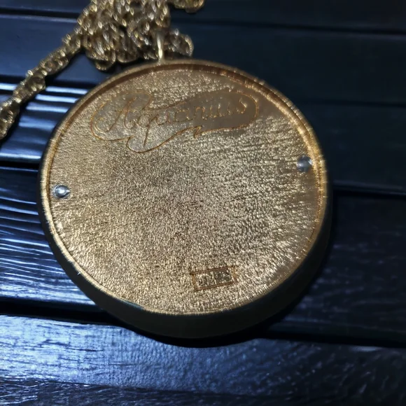 JOMAZ Rarest Aquarius Zodiac Enamel Necklace